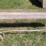Old large iron planter