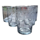 7 decorative Greek-style water glasses