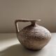 Antique Mediterranean terracotta jar H12.5cm