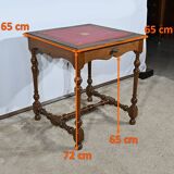 Petite Table en Noyer massif, style Louis XIII / Louis XIV – Début XIXe