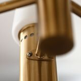 1950s brass and glass chandelier by Hans-Agne Jakobsson