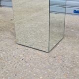 Sofa end cube mirror