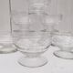 8 chiseled frieze crystal champagne glasses