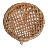 Vintage rattan stool