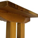 Vintage Scandinavian modern pinewood bench from the 1960's