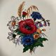 Series of 10 “Agreste” flat plates Sarreguemines France
