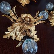 Banci Firenze 4 Art Deco ceiling lights or wall sconces, antique light fixtures.
