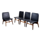 BM 230 Chairs in Oak attributed to Børge Mogensen, 1954, Set of 4