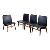 Chaises Modèle BM 230 en Chêne attribuées à Børge Mogensen, 1954, Set de 4