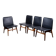BM 230 Chairs in Oak attributed to Børge Mogensen, 1954, Set of 4