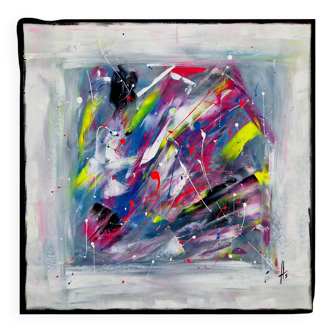 Abstract painting table