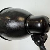 Applique murale industrielle noire à ciseaux, années 1950