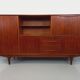 Vintage Scandinavian high sideboard in teak from the 50s and 60s