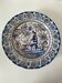 Portuguese earthenware footed dish – Outeiro Águeda – signed