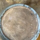 Old bluish grey ceramic vase