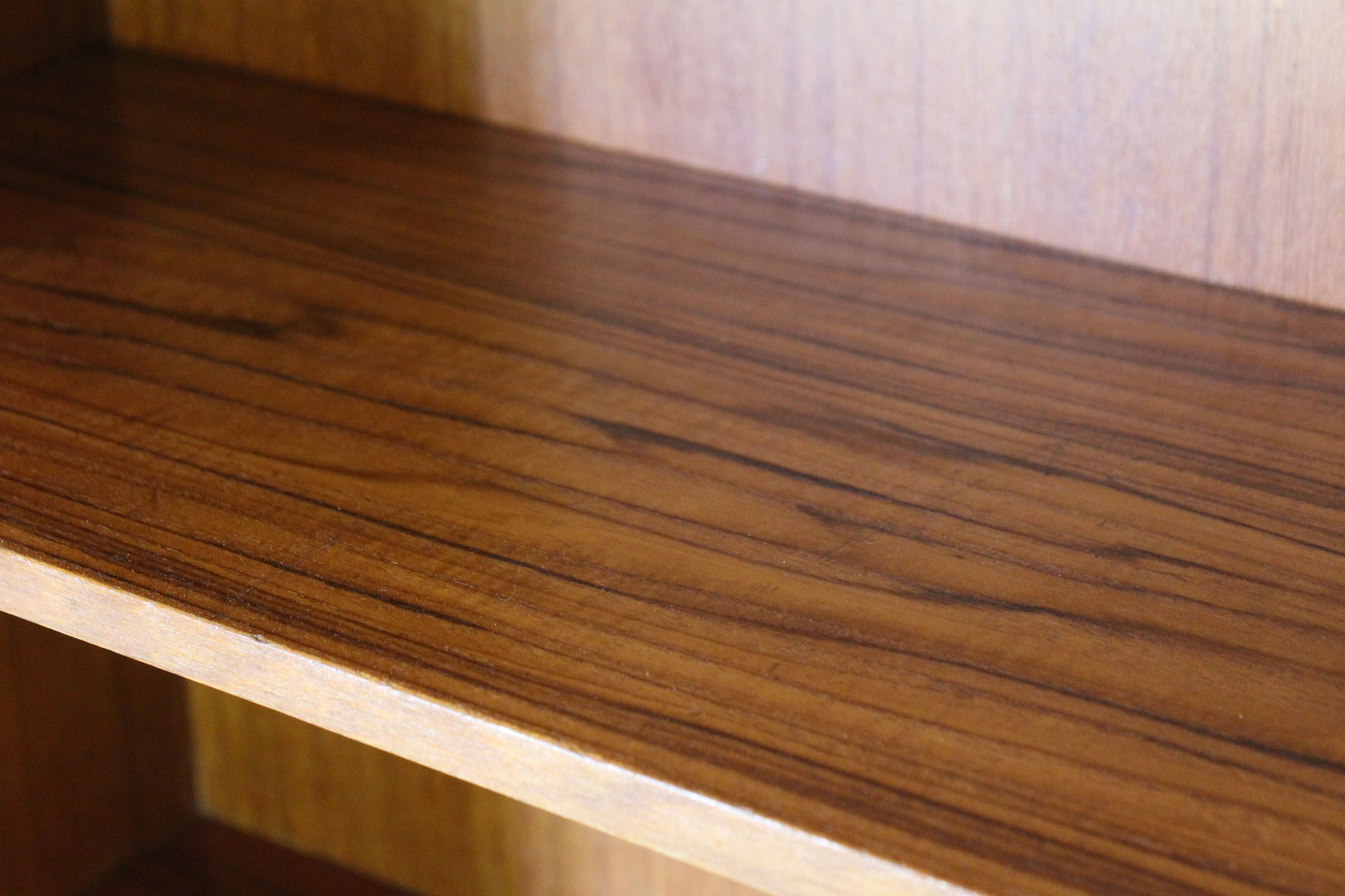 Scandinavian sideboard in solid teak wood and brass, 1950s Swedish vintage