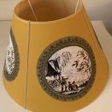 Yellow lampshade
