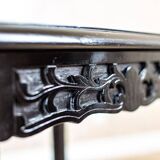 Antique Side Table with Ceramic Top, 1890s