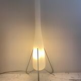 Space age opaline brass lamp from the 60s