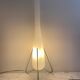 Lampe Space age laiton opaline années 60