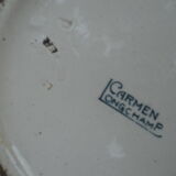 Deux  brocs à eau  faïence " Carmen" Longchamps