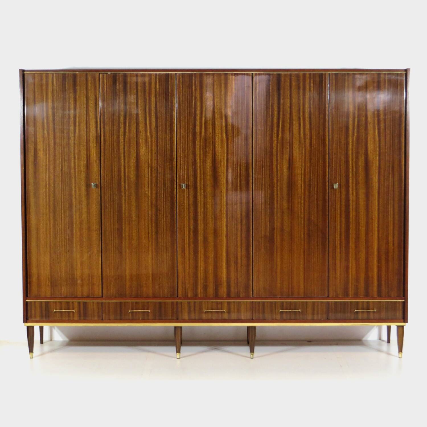 Vintage wardrobe in mid-century modern design, 1960s