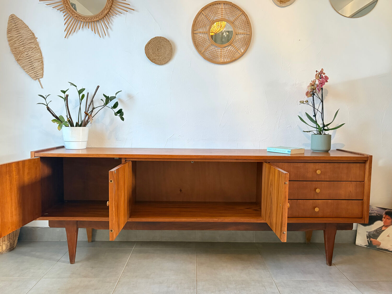 Scandinavian teak sideboard