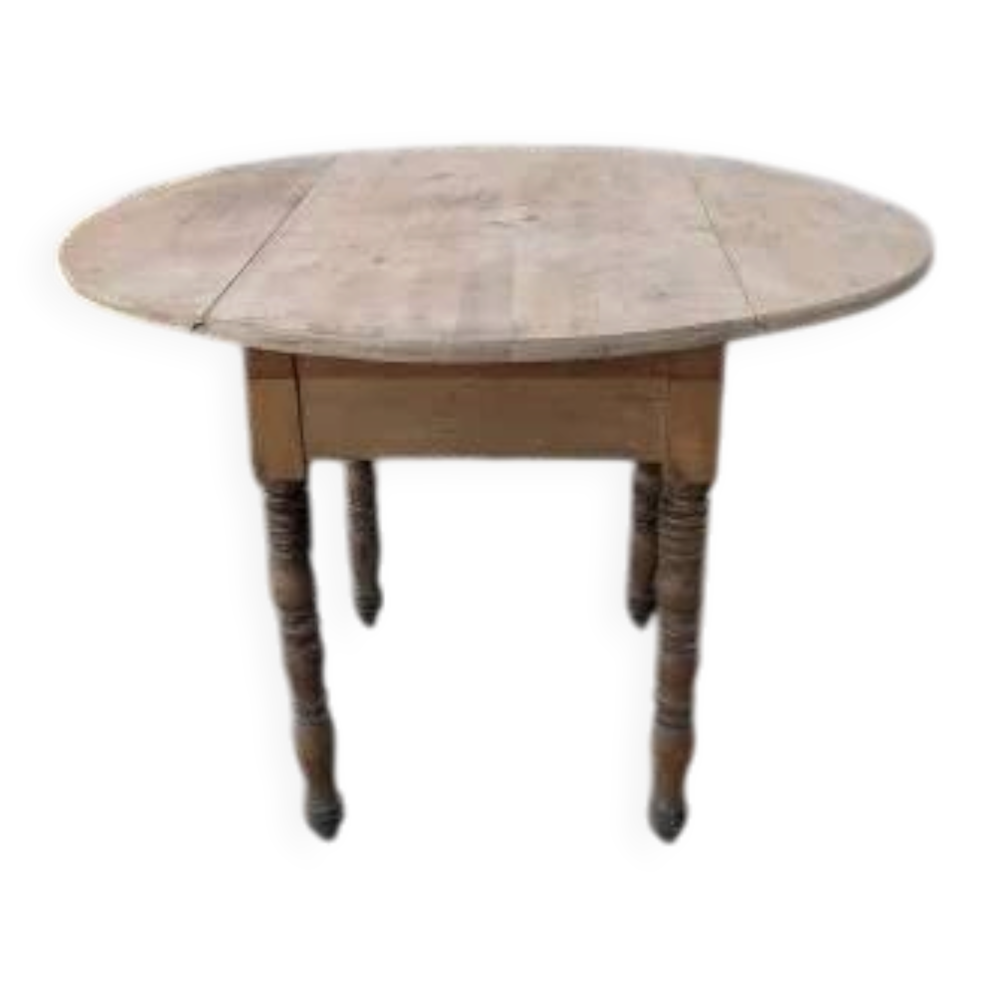 Table ronde rabattable