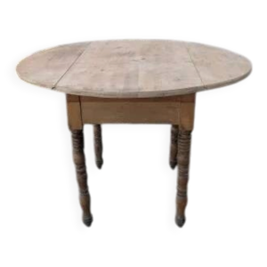 Table ronde rabattable