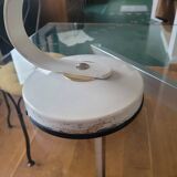 Lampe Ferdinand Solere avec son réflecteur bleu, années 50