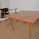Vintage teak coffee table varnished from the 60s