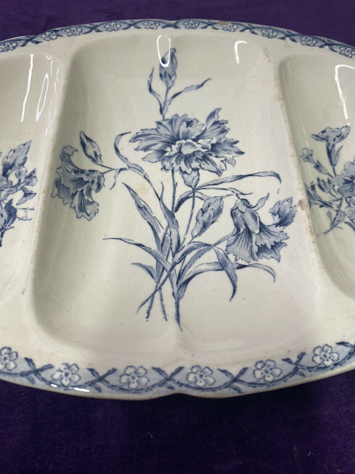 Compartment dish Sarreguemines Pretoria