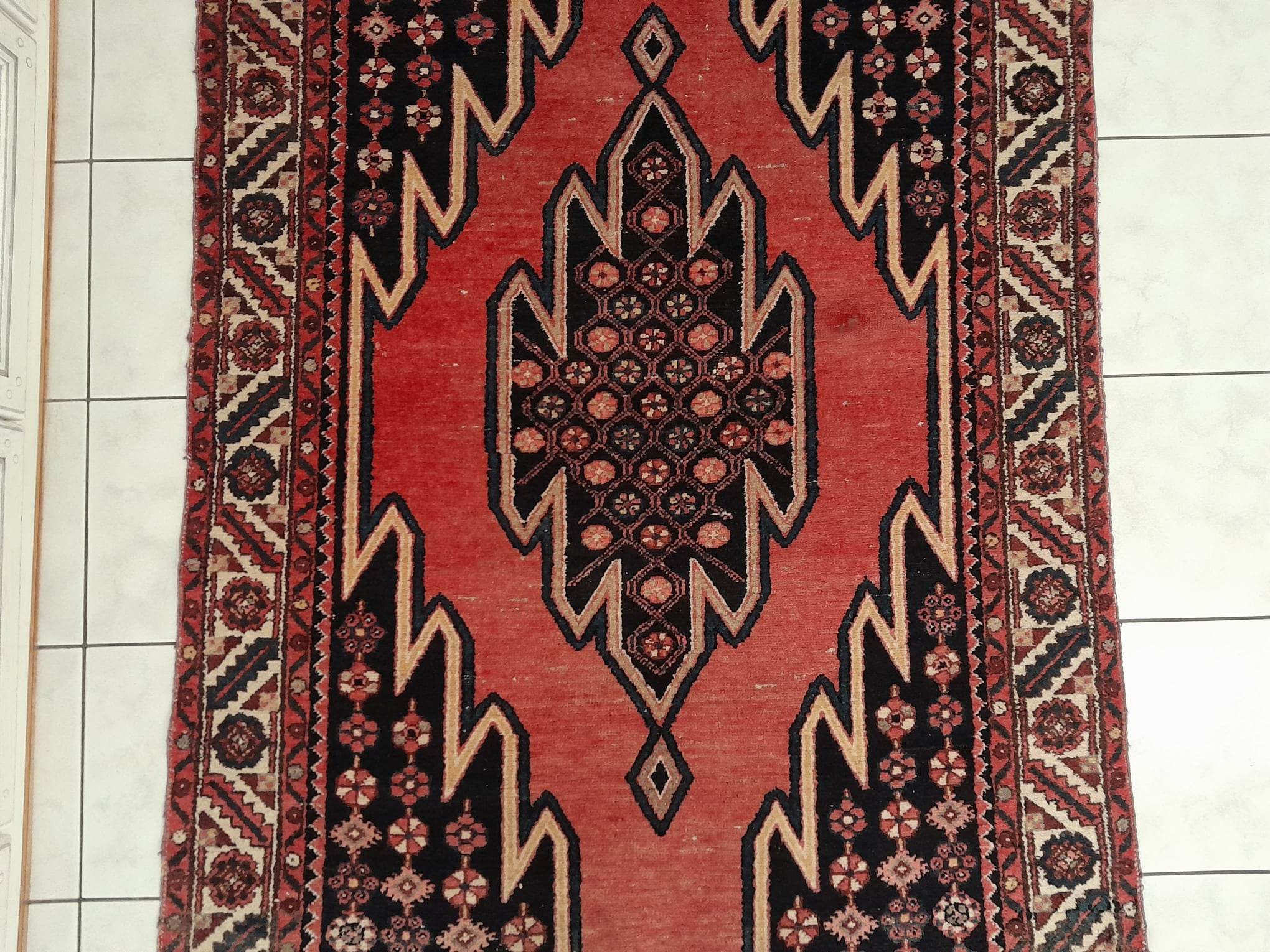 Handmade Persian Maslaghan rug 190x125cm