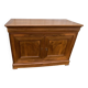 Sideboard and chest in burr walnut, late 19th century, Louis Philippe