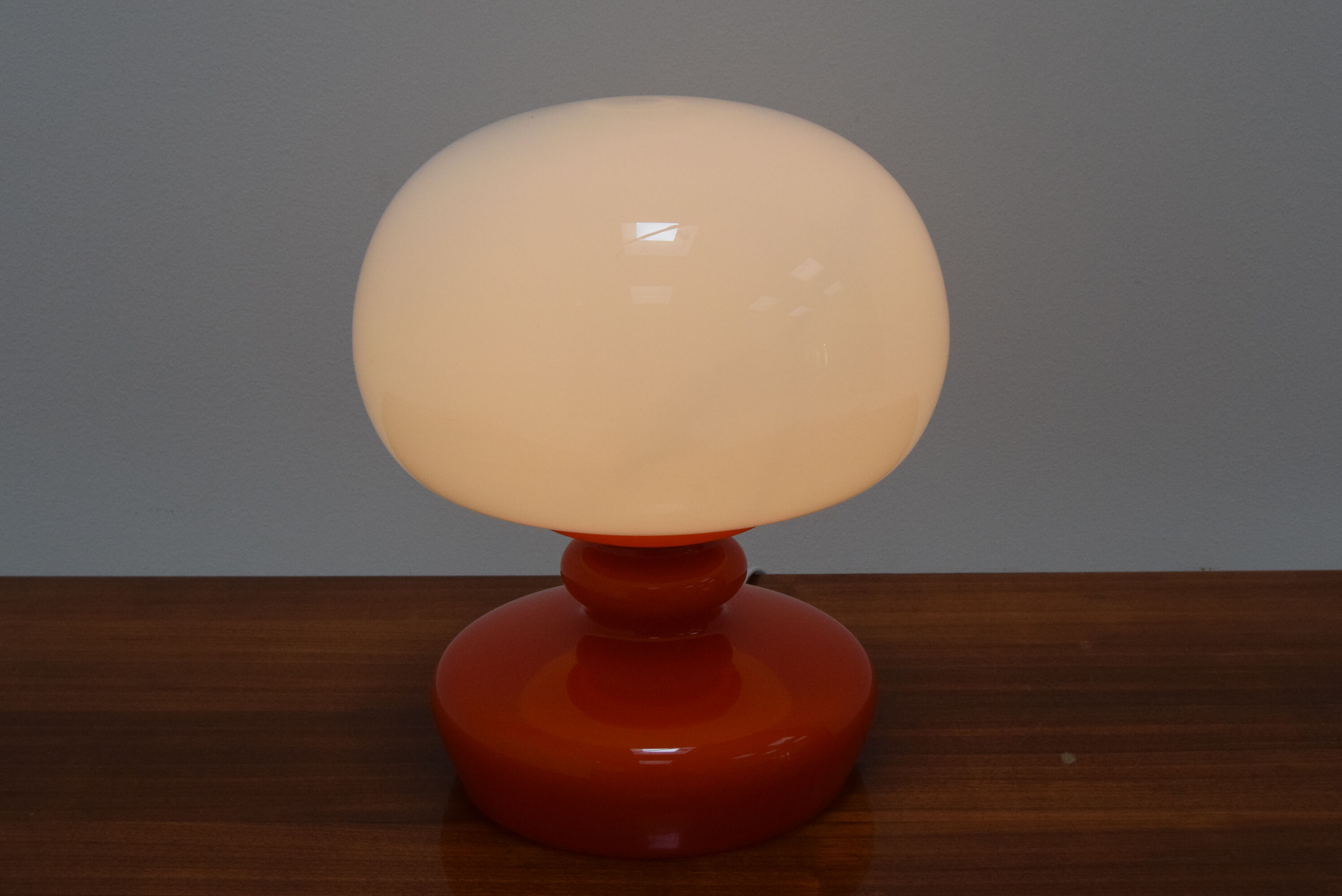 All Glass table lamp by Valasske Mezirici,1970’s.