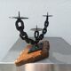 Brutalist candle holder 50s
