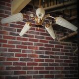 Ora chandelier 5 tulips, 1950s