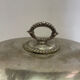 Large 19th century silver metal service bell