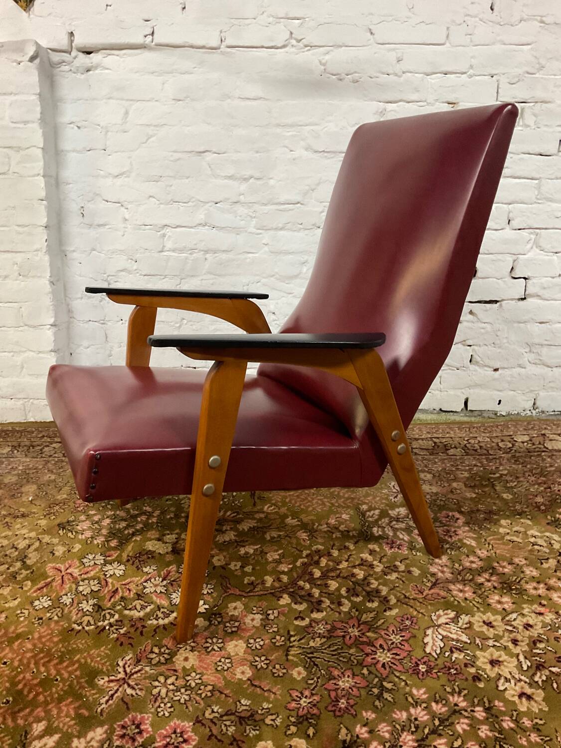 Fauteuil scandinave des années 50-60
