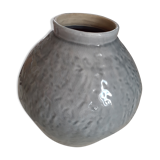 Vase in green glazed canded cand, in perfect condition