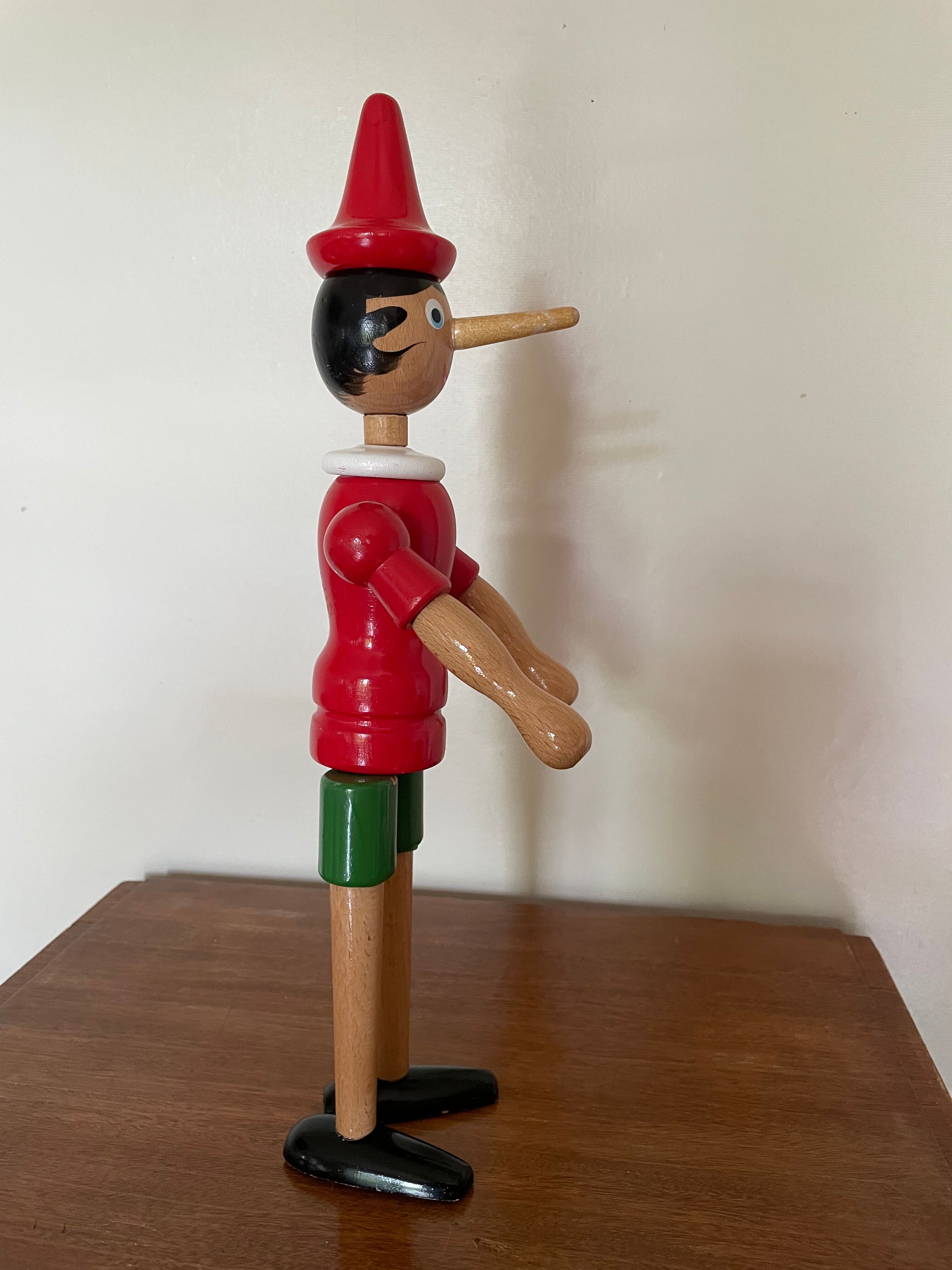 Articulated wooden Pinocchio H40