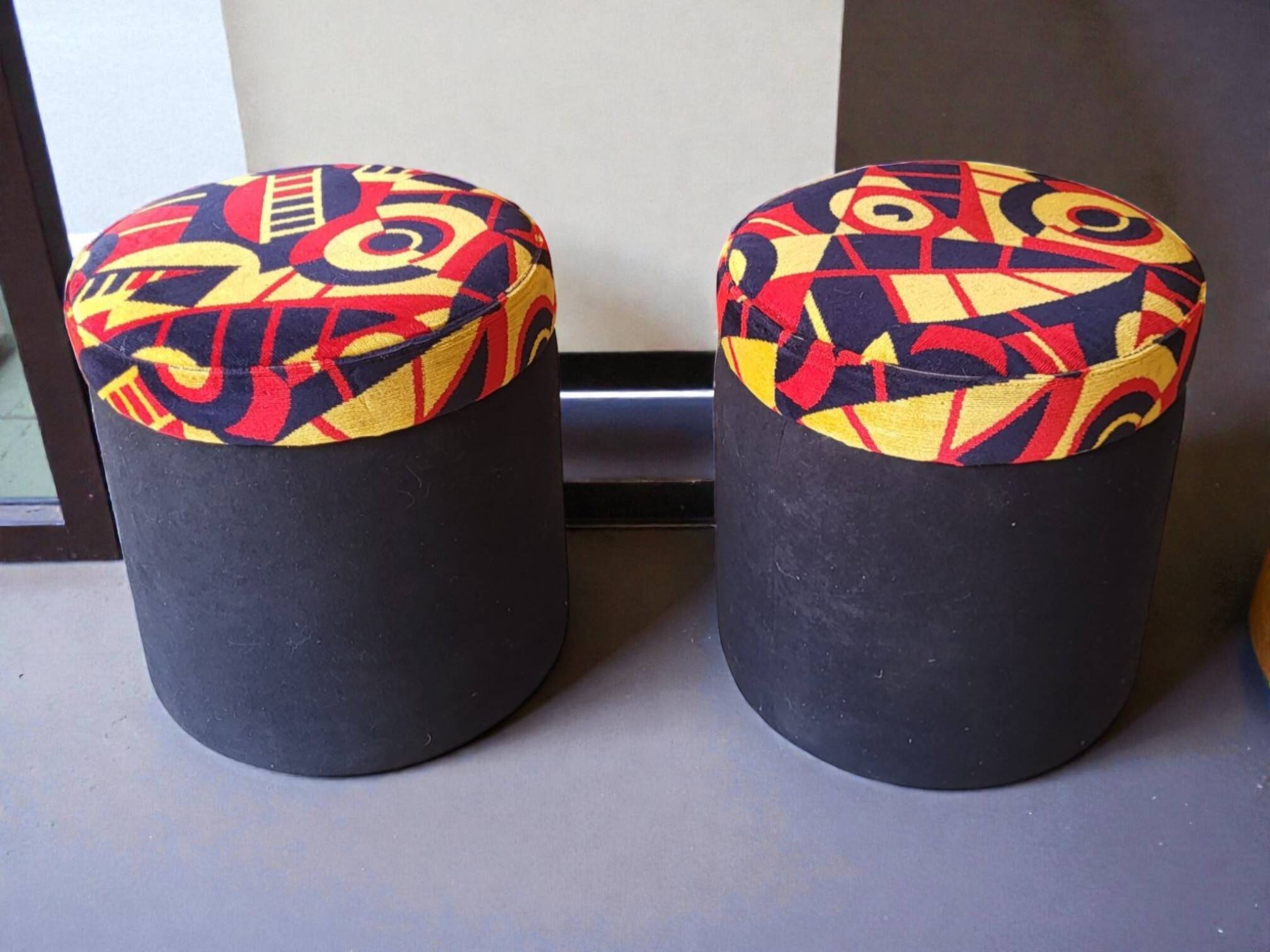 Pouf Art déco