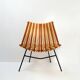 "Slats" chair in the style of Mod. 218 by Dirk Van Sliedregt for Rohé