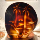 Vintage shell lamp Tahiti
