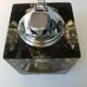 Table lighter year 70 smoked glass