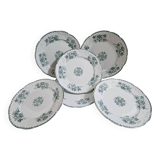 6 assiettes à dessert Terre de Fer