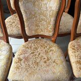Set of 6 wooden chairs