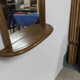 Miroir d'entrée avec tablette 1960
