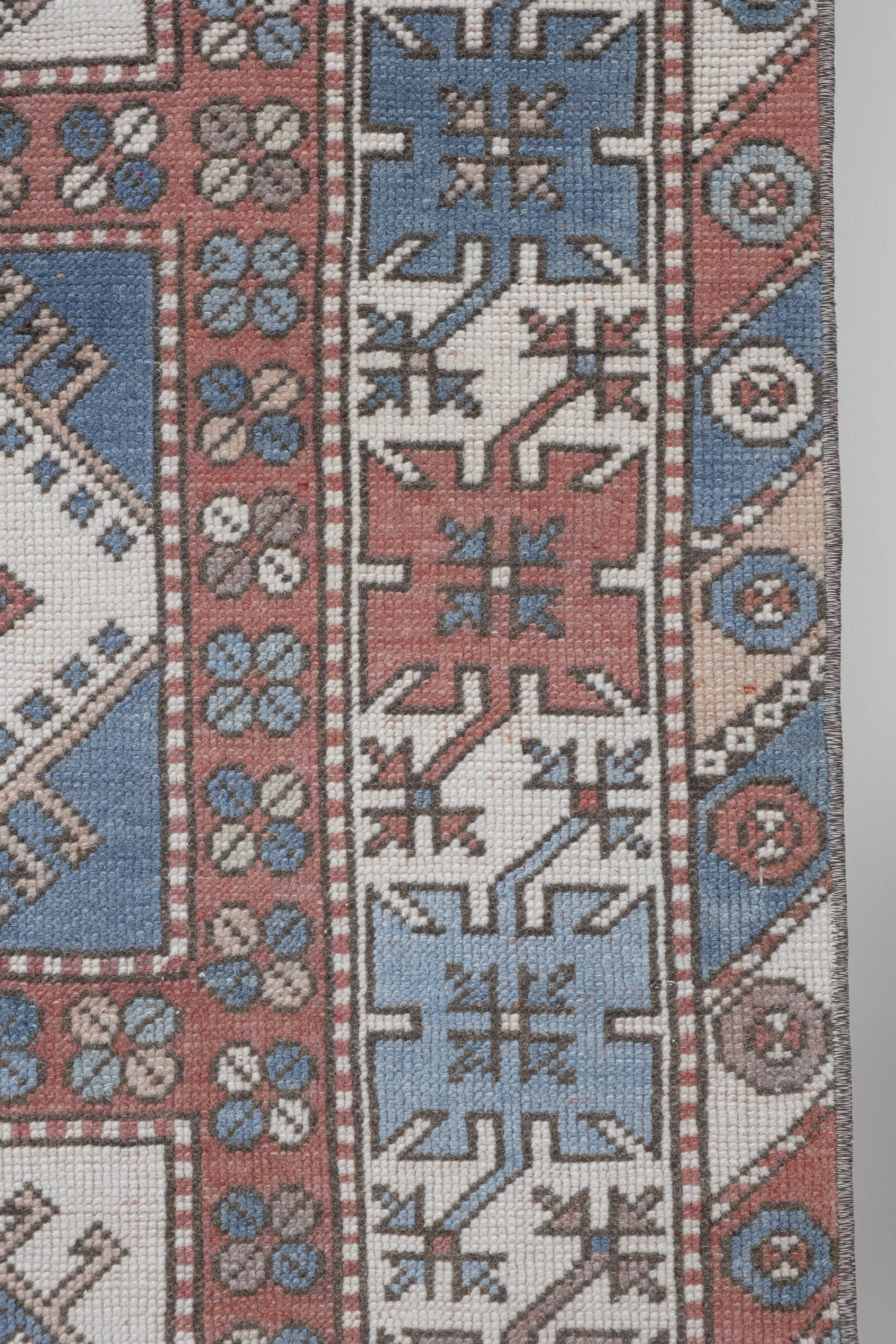 Handknotted wool turkish oushak rug 4'10" x 6'12"