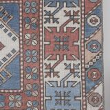 Handknotted wool turkish oushak rug 4'10" x 6'12"